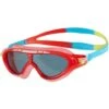 Speedo BioFUSE Rift Junior Lava Red/Japan Blue/Smoke Swimming Goggle -Zwemuitrusting 254533 00 d 501732