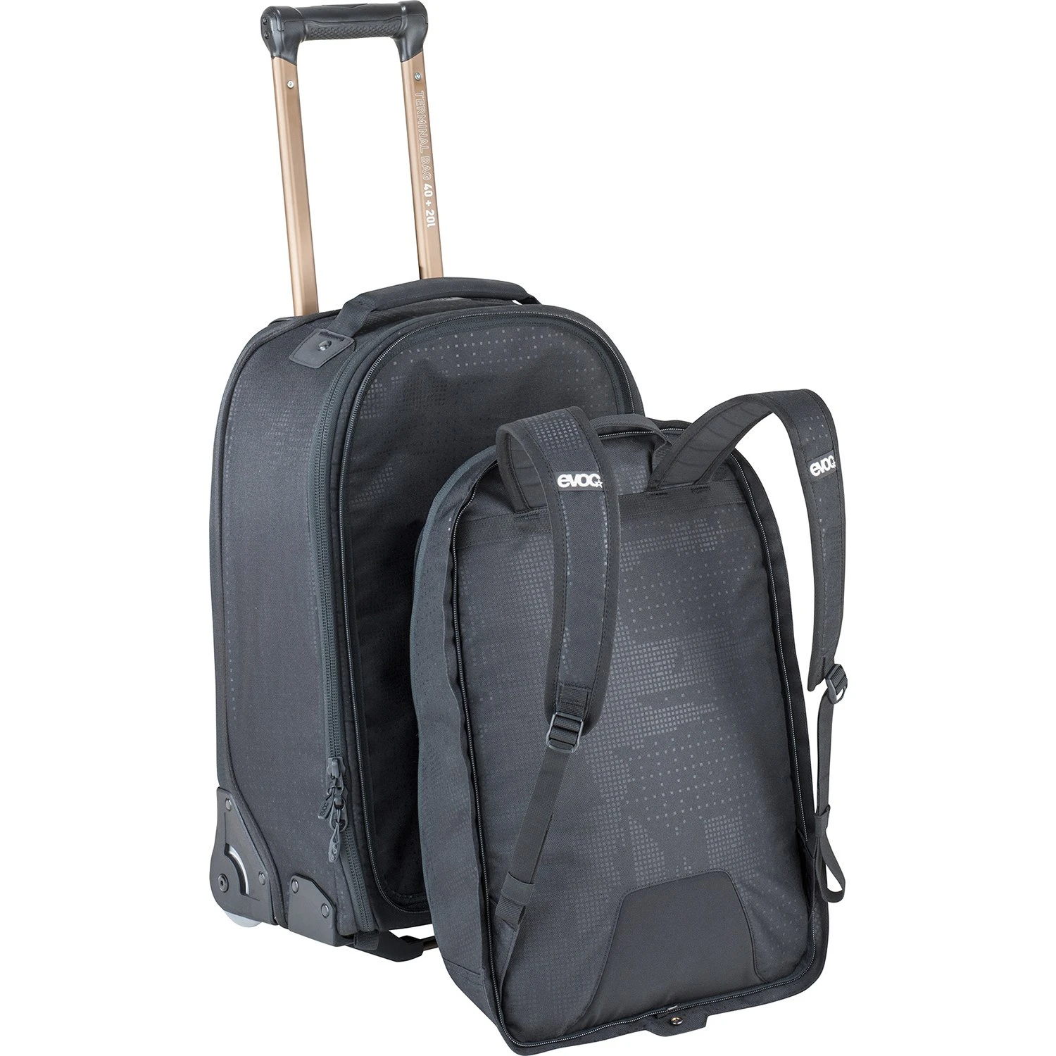 EVOC Terminal Bag 40L + 20L Trolley + Backpack - Black 5 EVOC Terminal Bag 40L + 20L Trolley + Backpack - Black - Afbeelding 3