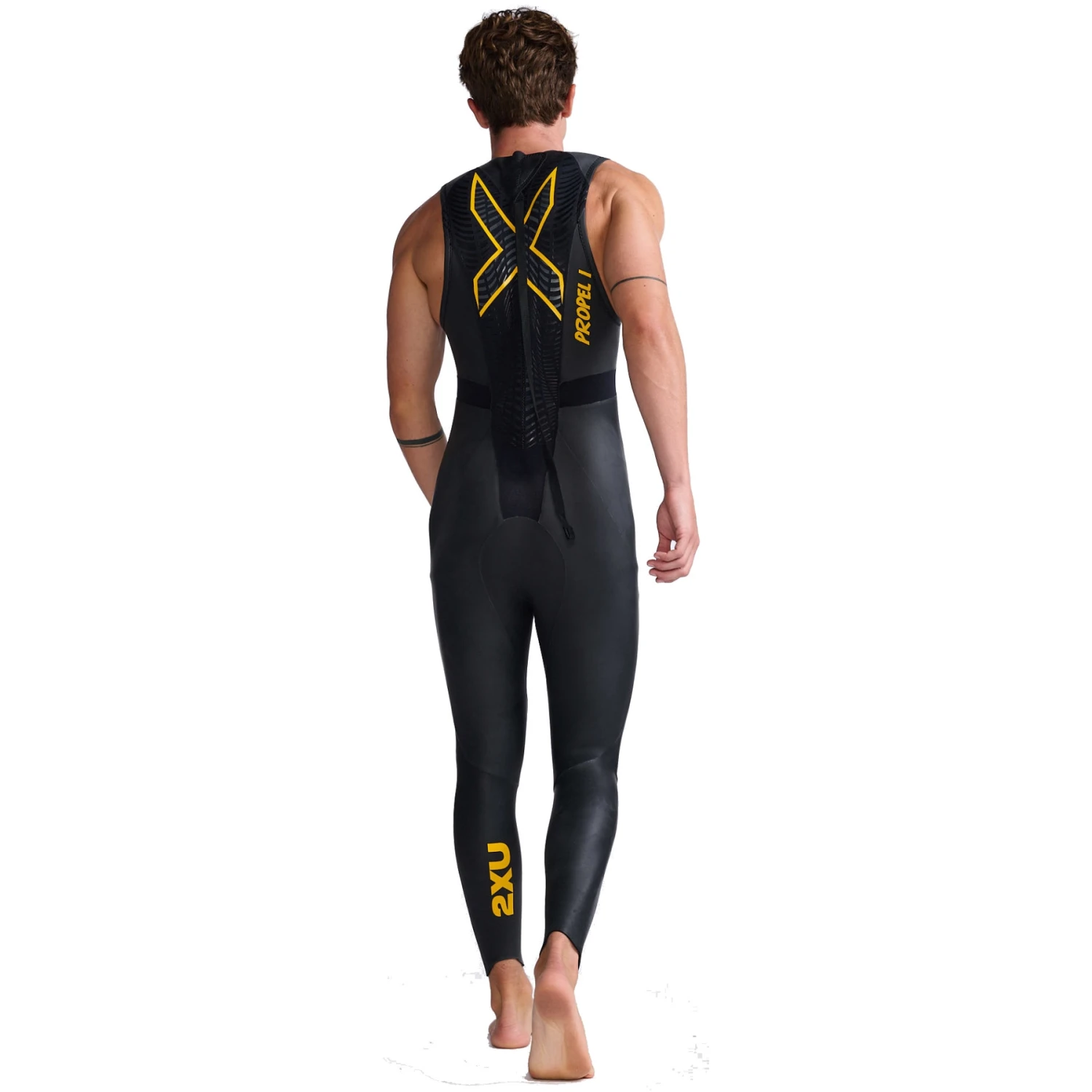 2XU Propel P:1 Wetsuit Zonder Mouwen - Black/ambition 4 2XU Propel P:1 Wetsuit Zonder Mouwen - Black/ambition - Afbeelding 2