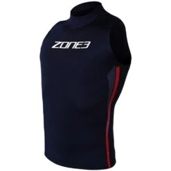 Zone3 Neopreen Verwarmend Vest - Zwart/rood/wit