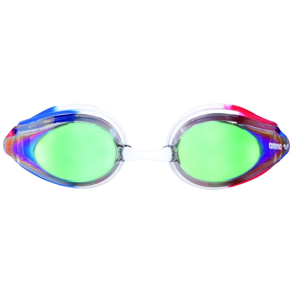 Arena Tracks Mirror Zwembril Kinderen - Goud - Blauw/Rood 4 Arena Tracks Mirror Zwembril Kinderen - Goud - Blauw/Rood - Afbeelding 2