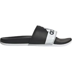 Adidas Comfort Adilette Badslippers - Core Black/white/white GV9712 -Zwemuitrusting adidas adilette comfort core black white white gv9712 5 1086122