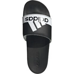 Adidas Comfort Adilette Badslippers - Core Black/white/white GV9712 -Zwemuitrusting adidas adilette comfort core black white white gv9712 7 1086120