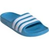 Adidas Adilette Aqua Badeslippers Kinderen - Solitary Blue/future White/solitary Blue FY8071