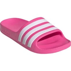 Adidas Adilette Aqua Badeslippers Kinderen - Lucid Pink/cloud White/lucid Pink IG4860
