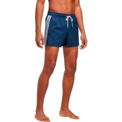Adidas 3-Stripes CLX Zwemshort Heren - Tenabl/wit HT4369