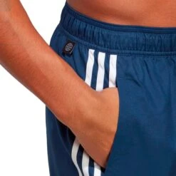 Adidas 3-Stripes CLX Zwemshort Heren - Tenabl/wit HT4369 -Zwemuitrusting adidas men 3 stripes clx swim shorts tenabl white ht4369 6 1438217