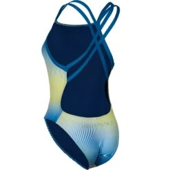 AQUASPHERE Essential Open Back Swimsuit Women - Multicolor Blue -Zwemuitrusting aquasphere essential open back swimsuit women multicolor blue 4 1272318