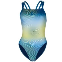 AQUASPHERE Essential Open Back Swimsuit Women - Multicolor Blue -Zwemuitrusting aquasphere essential open back swimsuit women multicolor blue 5 1272319