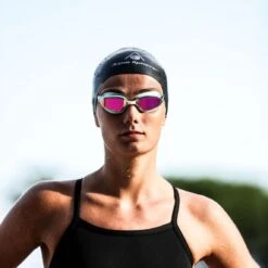 AQUASPHERE Fastlane Zwembril - Roze Titaan Gespiegeld - Roze/Turquoise -Zwemuitrusting aquasphere fastlane 1170256