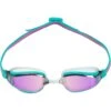 AQUASPHERE Fastlane Zwembril - Roze Titaan Gespiegeld - Roze/Turquoise -Zwemuitrusting aquasphere fastlane swim goggles pink titanium mirrored pink turquoise 2 1496851