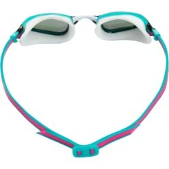 AQUASPHERE Fastlane Zwembril - Roze Titaan Gespiegeld - Roze/Turquoise -Zwemuitrusting aquasphere fastlane swim goggles pink titanium mirrored pink turquoise 4 1496855