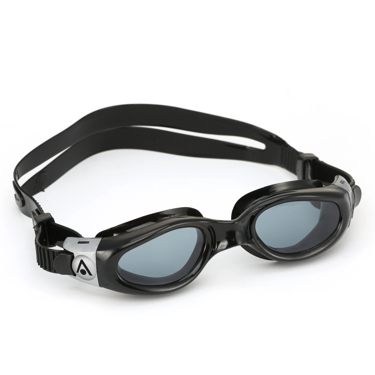 AQUASPHERE Kaiman Small Zwembril - Smoke Getint - Zwart/Zwart 6 AQUASPHERE Kaiman Small Zwembril - Smoke Getint - Zwart/Zwart - Afbeelding 4