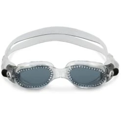 AQUASPHERE Kaiman Small Zwembril - Smoke Getint - Transparant/Transparant