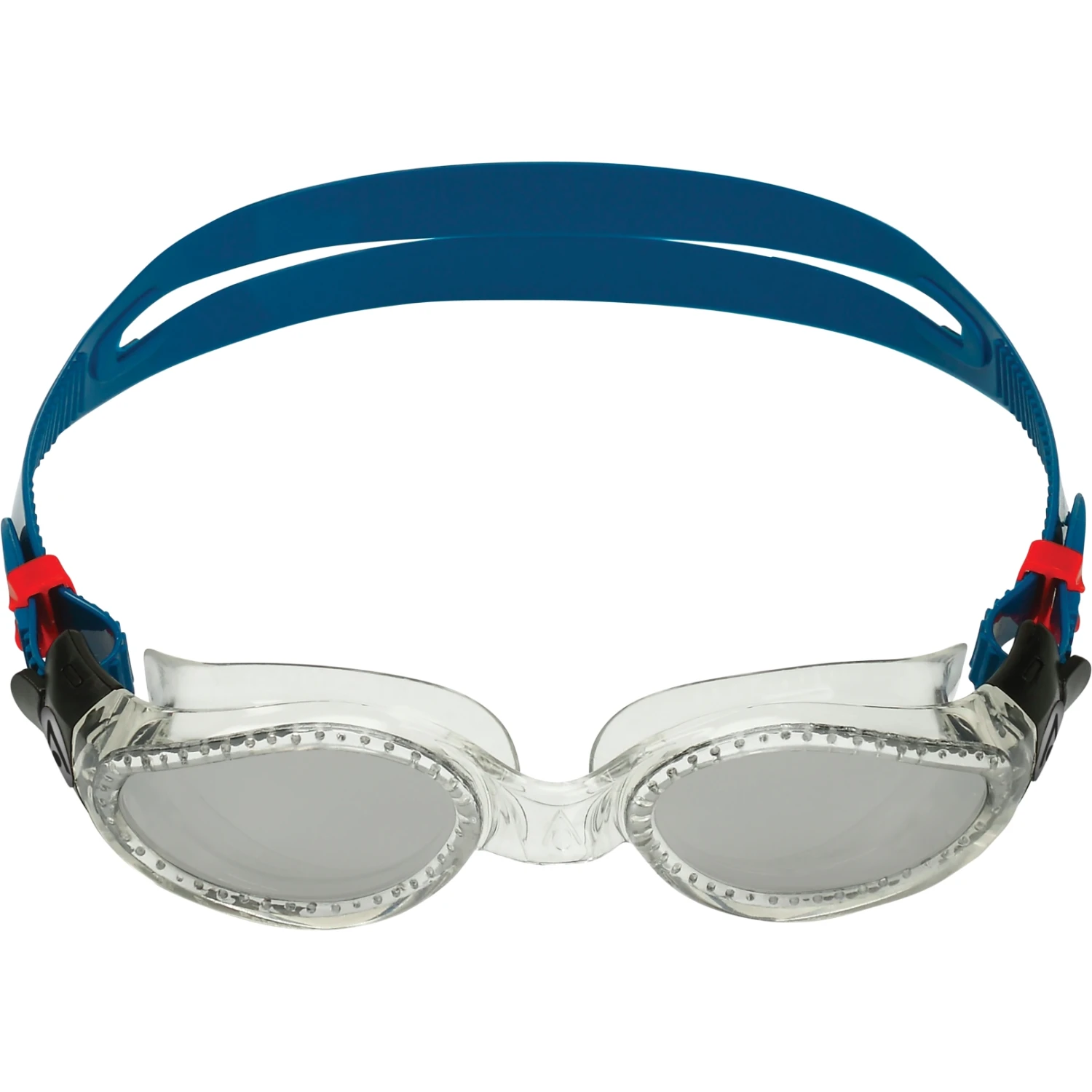 AQUASPHERE Kaiman Zwembril - Zilver Titaan Gespiegeld - Transparent/Petrol 3 AQUASPHERE Kaiman Zwembril - Zilver Titaan Gespiegeld - Transparent/Petrol