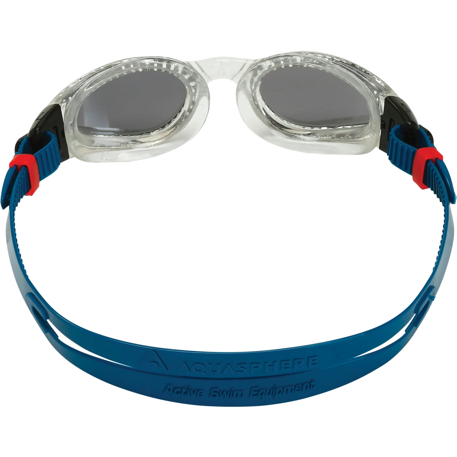 AQUASPHERE Kaiman Zwembril - Zilver Titaan Gespiegeld - Transparent/Petrol 4 AQUASPHERE Kaiman Zwembril - Zilver Titaan Gespiegeld - Transparent/Petrol - Afbeelding 2