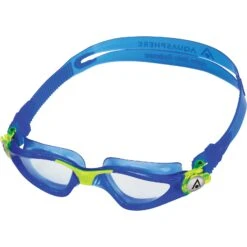 AQUASPHERE Kayenne Junior Kinderen Zwembril - Helder - Blauw/Geel -Zwemuitrusting aquasphere kayenne junior swim goggles clear blue yellow 1 1497151