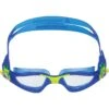 AQUASPHERE Kayenne Junior Kinderen Zwembril - Helder - Blauw/Geel -Zwemuitrusting aquasphere kayenne junior swim goggles clear blue yellow 2 1497152