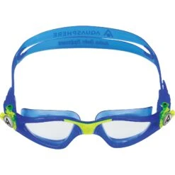 AQUASPHERE Kayenne Junior Kinderen Zwembril - Helder - Blauw/Geel
