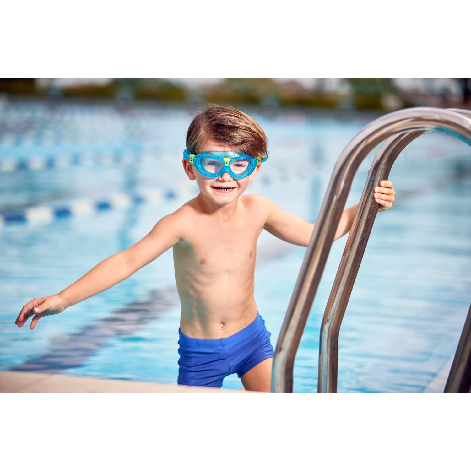 AQUASPHERE Seal Kid 2 Kinderen Zwembril - Klar - Turquoise/Turquoise 10 AQUASPHERE Seal Kid 2 Kinderen Zwembril - Klar - Turquoise/Turquoise - Afbeelding 8