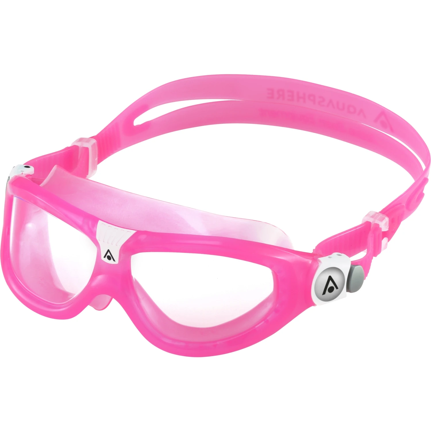 AQUASPHERE Seal Kid 2 Kinderen Zwembril - Klar - Roze/Wit 5 AQUASPHERE Seal Kid 2 Kinderen Zwembril - Klar - Roze/Wit - Afbeelding 3