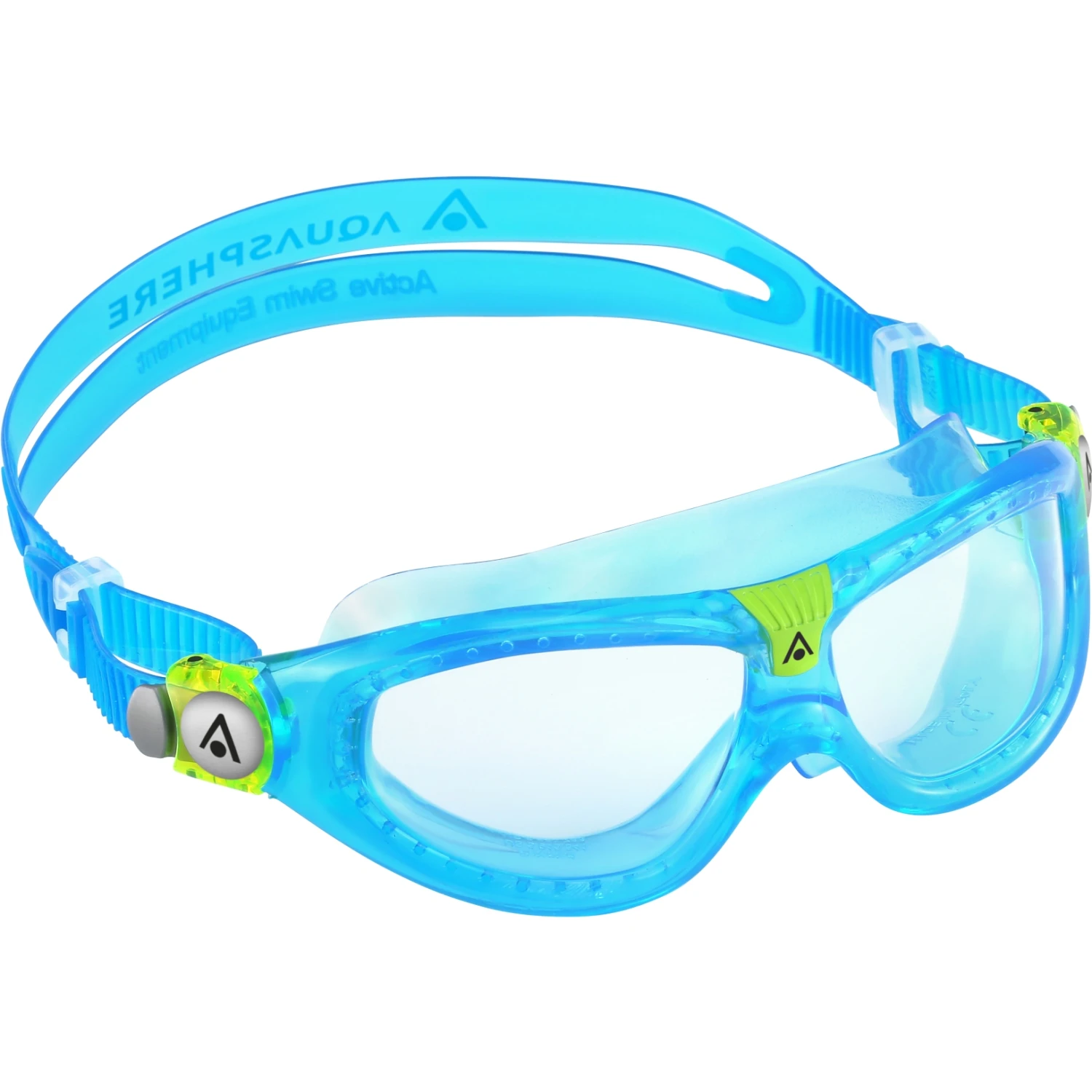 AQUASPHERE Seal Kid 2 Kinderen Zwembril - Klar - Turquoise/Turquoise 6 AQUASPHERE Seal Kid 2 Kinderen Zwembril - Klar - Turquoise/Turquoise - Afbeelding 4