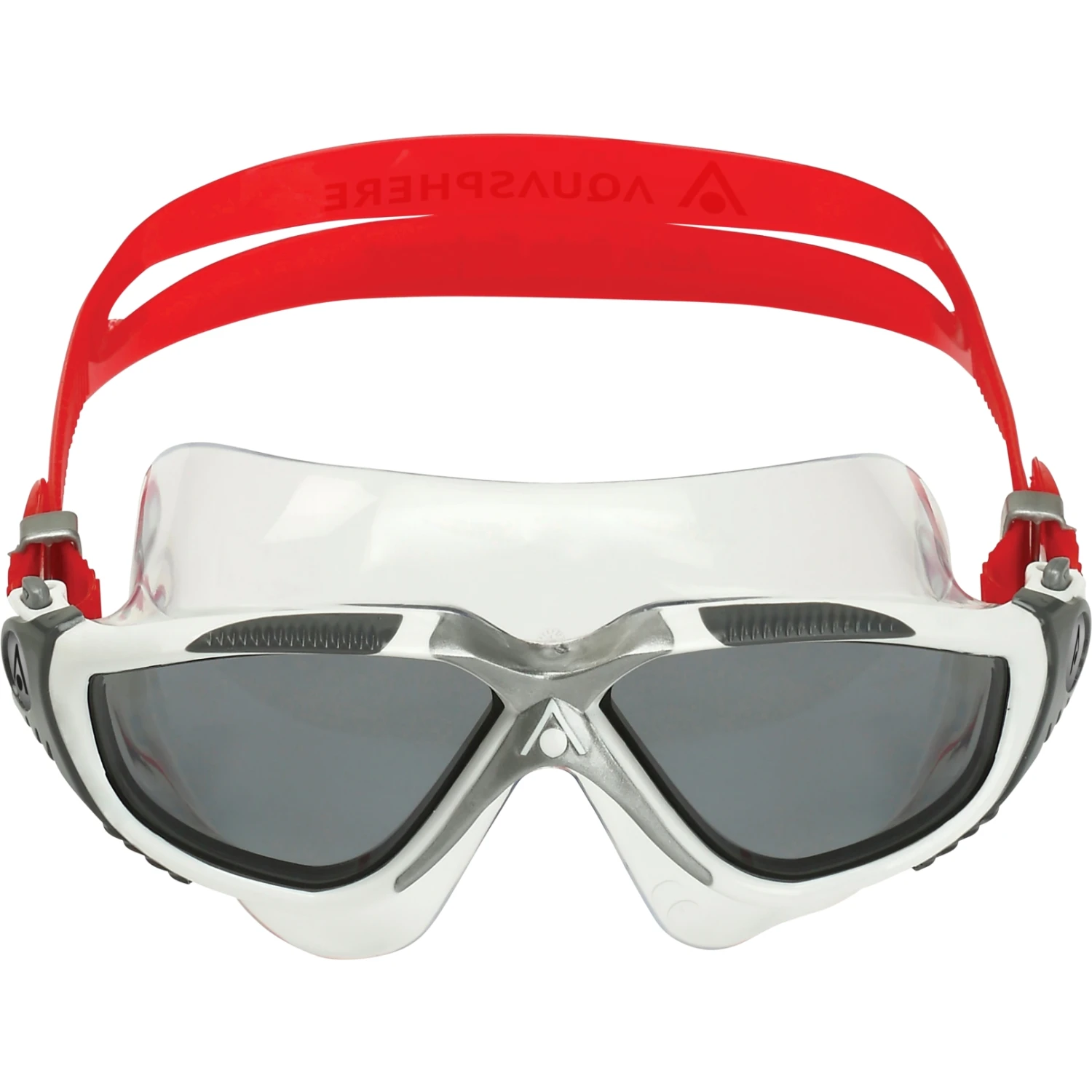 AQUASPHERE Vista Swim Goggles - Smoke Getint - Wit/Rood 3 AQUASPHERE Vista Swim Goggles - Smoke Getint - Wit/Rood