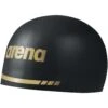 Arena 3D Soft Badmuts - Zwart/Goud 2 Arena 3D Soft Badmuts - Zwart/Goud -Zwemuitrusting arena 3d soft swim cap black gold 1 1513149