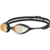 Arena Cobra Swipe Mirror Zwembril - Yellow Copper - Zwart -Zwemuitrusting arena cobra swipe mirror swimming goggles yellow copper black 1 975417