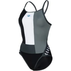 Arena Icons Super Fly Back Solid Badpak Dames - Black-Asphalt-Ardesia