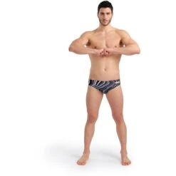 Arena Marbled Zwemslip Heren - Black-Black Multi 17 Arena Marbled Zwemslip Heren - Black-Black Multi -Zwemuitrusting arena mens swim briefs marbled model black black multi 3 1261757