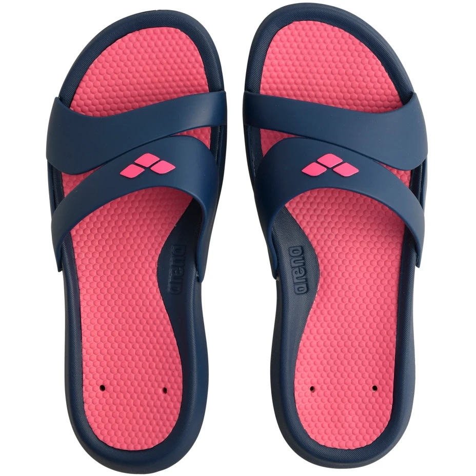 Arena Nina Badslippers Dames - Navy-Magenta-Navy 4 Arena Nina Badslippers Dames - Navy-Magenta-Navy - Afbeelding 2