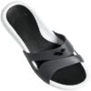 Arena Nina Badslippers Dames - Wit-Dark Grey-Zwart -Zwemuitrusting arena nina women slide sandals white dark grey black 1 1052456
