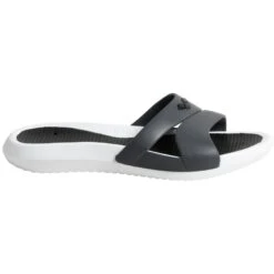 Arena Nina Badslippers Dames - Wit-Dark Grey-Zwart -Zwemuitrusting arena nina women slide sandals white dark grey black 3 1052458