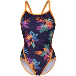 Arena Performance Toucan Super Fly Back Badpak Dames - Nespola/Navy Multi -Zwemuitrusting arena performance womens toucan super fly back swimsuit nespola navy multi 3 1364942