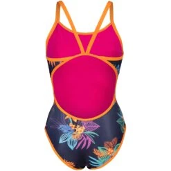 Arena Performance Toucan Super Fly Back Badpak Dames - Nespola/Navy Multi -Zwemuitrusting arena performance womens toucan super fly back swimsuit nespola navy multi 4 1364943