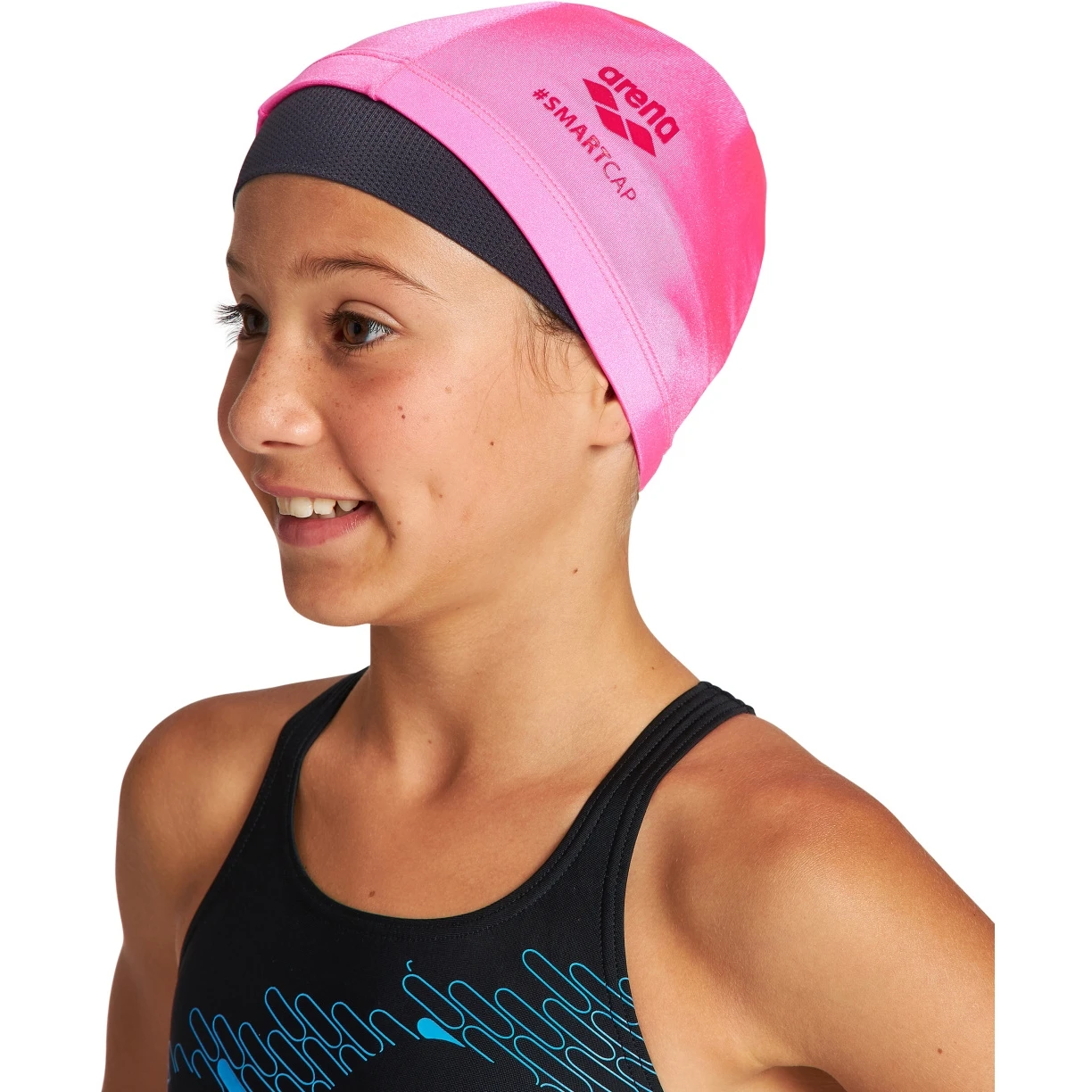 Arena Smartcap Badmuts Kinderen - Roze 9 Arena Smartcap Badmuts Kinderen - Roze - Afbeelding 7