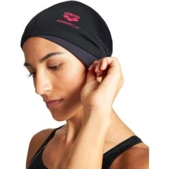 Arena Smartcap Badmuts - Zwart -Zwemuitrusting arena smartcap unisex swim cap black 14 977300