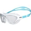 Arena The One Mask Zwembril Kinderen - Transparant - Wit-Lightblue -Zwemuitrusting arena the one mask jr junior swimming goggles clear white lightblue 1 977467