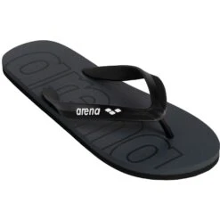 Arena Teenslippers - Asphalt/Black