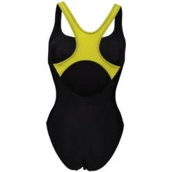 Arena Feel My Crystal Control Pro Back Badpak Dames - Zwart/Soft Green -Zwemuitrusting arena womens my crystal swimsuit control pro back black soft green 2 1513091