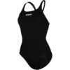 Arena Performance Solid Swim Pro Team Badpak Dames - Zwart/Wit -Zwemuitrusting arena womens team swimsuit swim pro solid black white 1 1252368