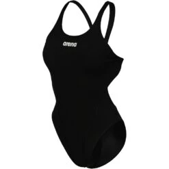 Arena Performance Solid Swim Tech Team Badpak Dames - Zwart/Wit