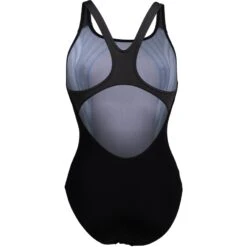 Arena Performance Underwater Swim Pro Back Badpak Dames - Zwart Multi/Zwart/Grey Blue -Zwemuitrusting arena womens underwater swimsuit swim pro back black multi black grey blue 2 1513130