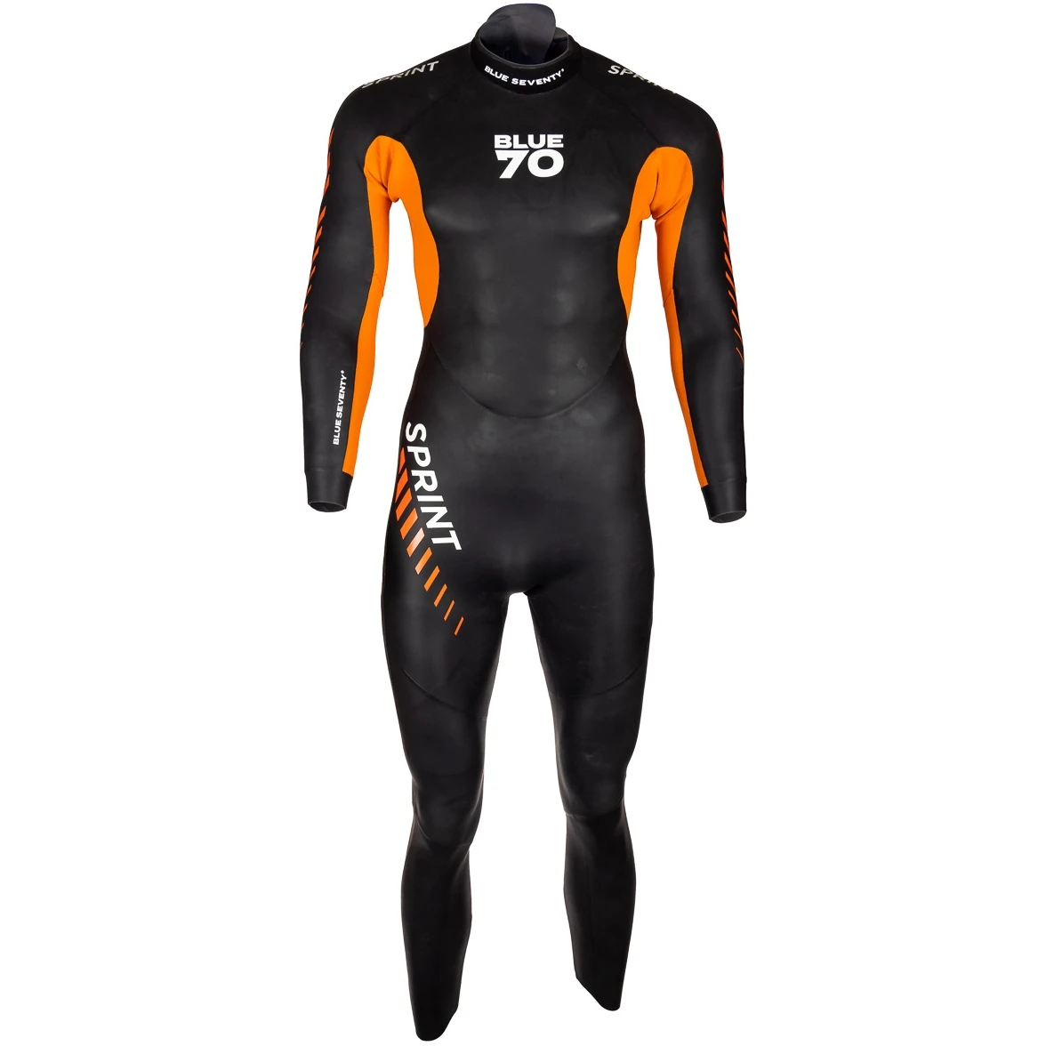 Blueseventy Sprint Wetsuit - Zwart/oranje 6 Blueseventy Sprint Wetsuit - Zwart/oranje - Afbeelding 4