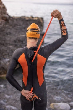 Sailfish Mens Ignite Wetsuit - Black/orange -Zwemuitrusting bq2i8013 927311