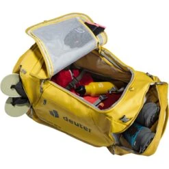 Deuter AViANT Duffel Pro 90 Sporttas - Corn-turmeric -Zwemuitrusting deuter aviant duffel pro 90 bag corn turmeric 9 1033523