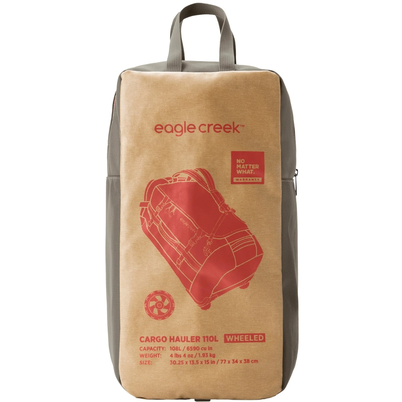 Eagle Creek Cargo Hauler Wheeled Duffel - Reisetas - 110 L - Safari Brown 8 Eagle Creek Cargo Hauler Wheeled Duffel - Reisetas - 110 L - Safari Brown - Afbeelding 6