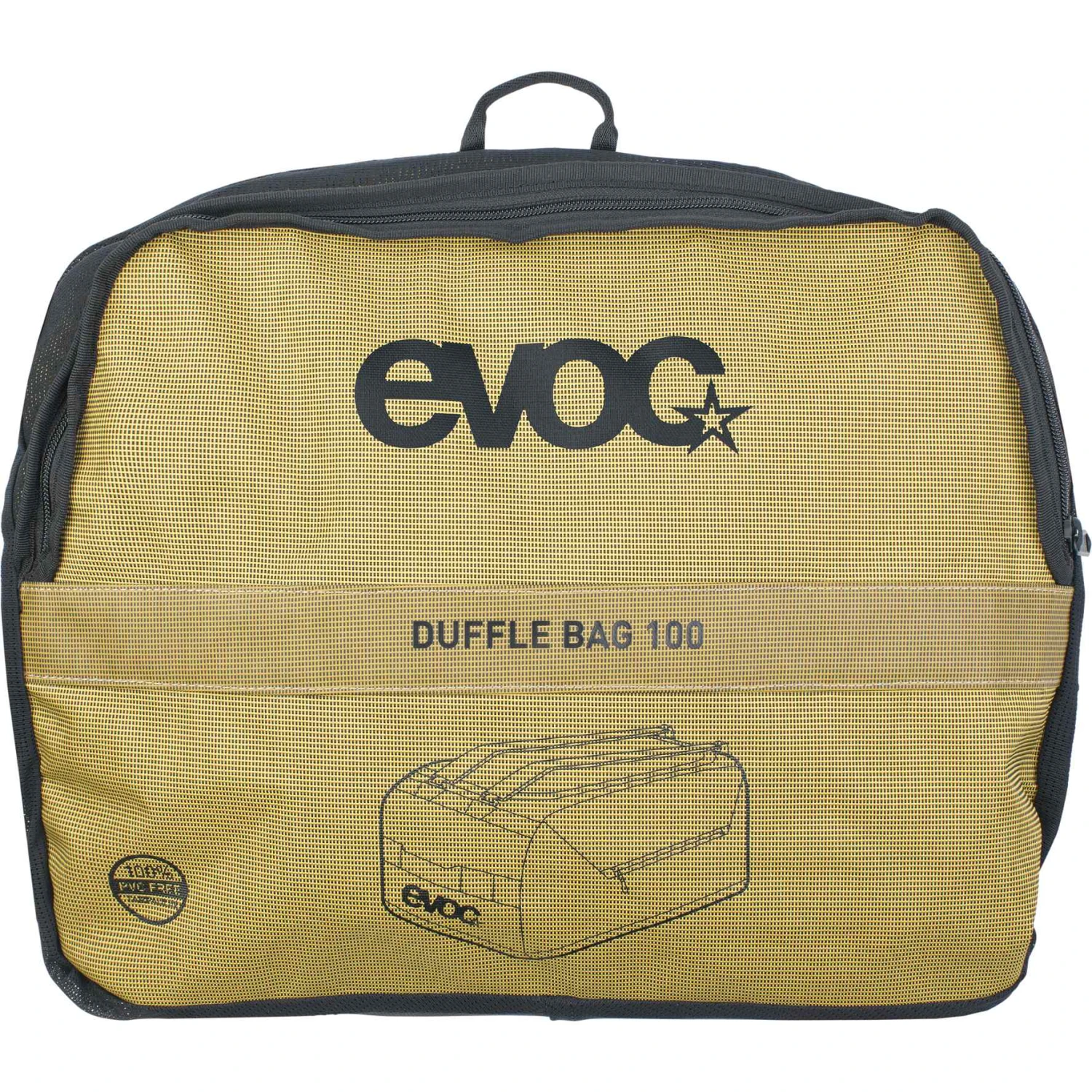EVOC Duffle Bag 100L Traveling Bag - Curry/Black 9 EVOC Duffle Bag 100L Traveling Bag - Curry/Black - Afbeelding 7
