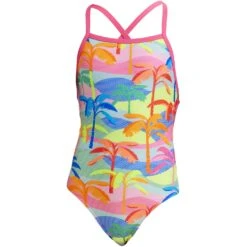 Funkita Strapped In Eco Badpak Meisjes - Poka Palm